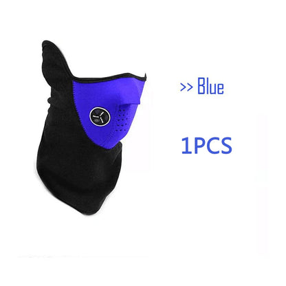 New Winter Motorcycle Fleece Thermal Face Mask Balaclava Windproof Keep Warm Riding Face Shield Winter Outdoor Sports Masks