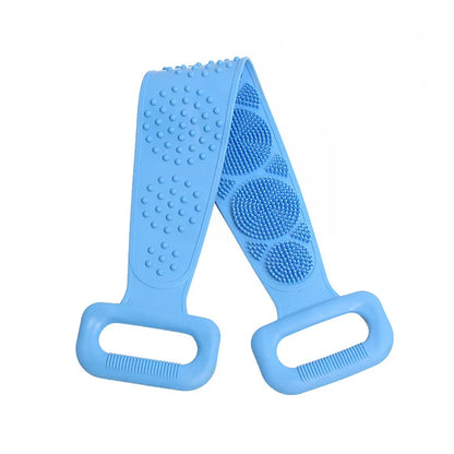 Body Sponge Silicone Brushes Bath Towels Scrubber Rubbing Back Peeling Massage Shower Belt Extended Skin Clean Brushes