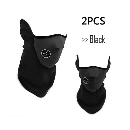 New Winter Motorcycle Fleece Thermal Face Mask Balaclava Windproof Keep Warm Riding Face Shield Winter Outdoor Sports Masks