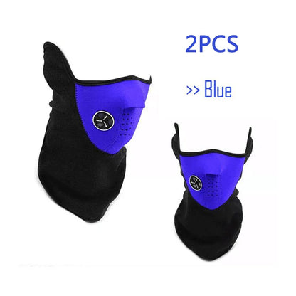 New Winter Motorcycle Fleece Thermal Face Mask Balaclava Windproof Keep Warm Riding Face Shield Winter Outdoor Sports Masks