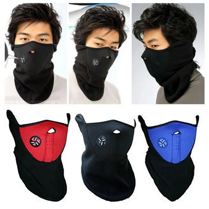 New Winter Motorcycle Fleece Thermal Face Mask Balaclava Windproof Keep Warm Riding Face Shield Winter Outdoor Sports Masks